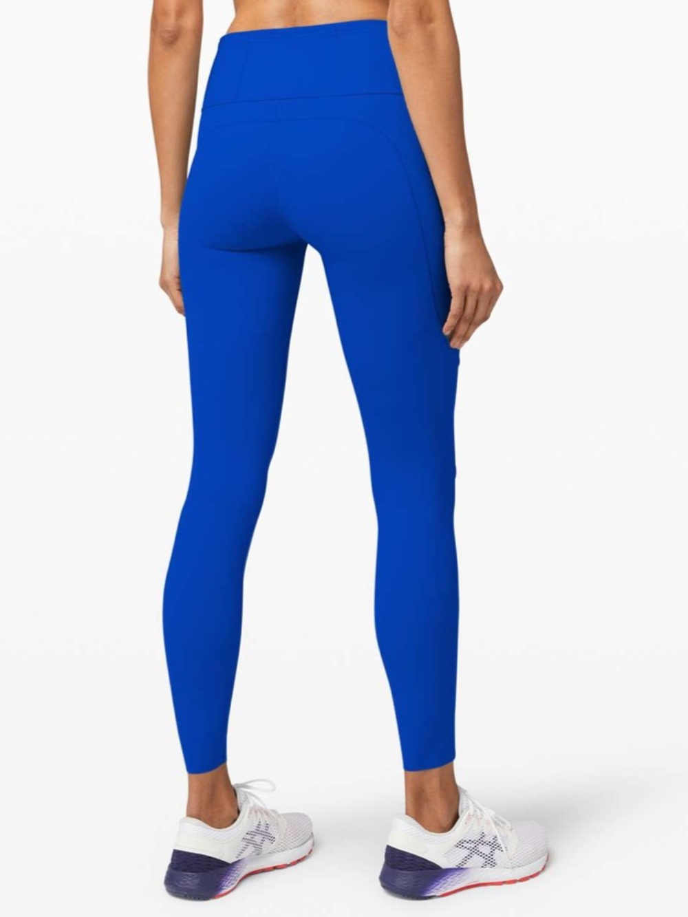 Lululemon Fast and Free Tight 28" Cerulean Blue - Picture 3 of 8